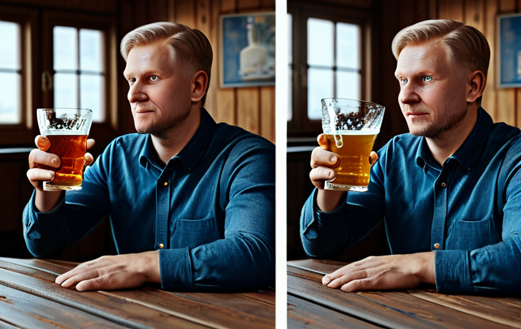 Here are two high-quality image prompts for Stable Diffusion XL, focusing on Finnish drinking culture as described: