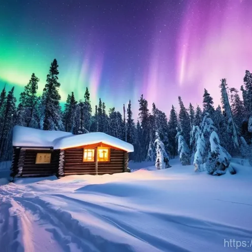 핀란드 비자 종류와 신청 방법 - **Prompt 1: Enchanting Winter Wonderland in Finnish Lapland**
"A wide shot capturing a diverse g...