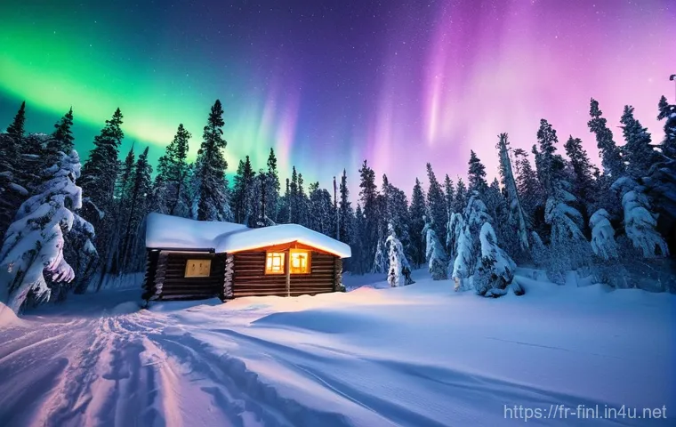 핀란드 비자 종류와 신청 방법 - **Prompt 1: Enchanting Winter Wonderland in Finnish Lapland**
    "A wide shot capturing a diverse g...