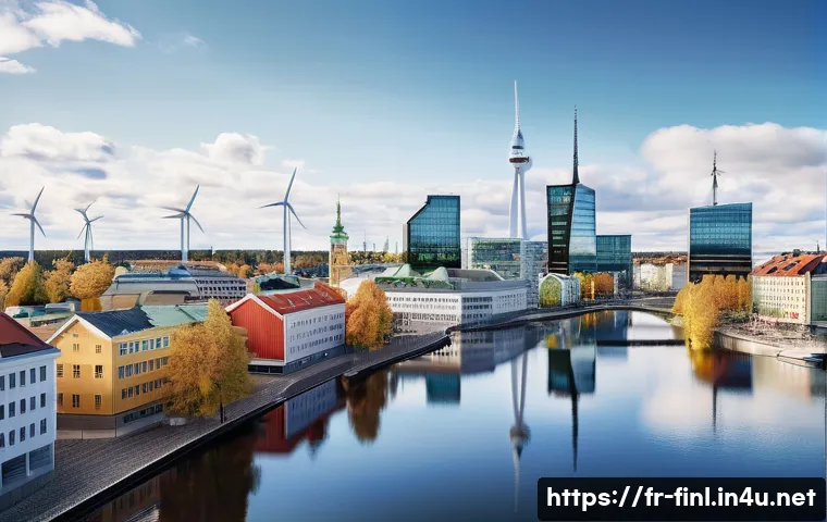 핀란드와 스웨덴 경제 차이 - Nordic Economic Rebound and Innovation**
"A panoramic, vibrant illustration showcasing the contrast...